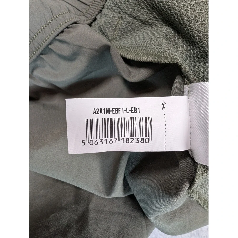 Gymshark Arrival Shorts Mens Large Olive Green Athletic Gym Training A2A1M - Picture 7 of 8